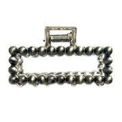 Silver Pearl Hair Claw
