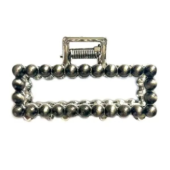 Silver Pearl Hair Claw