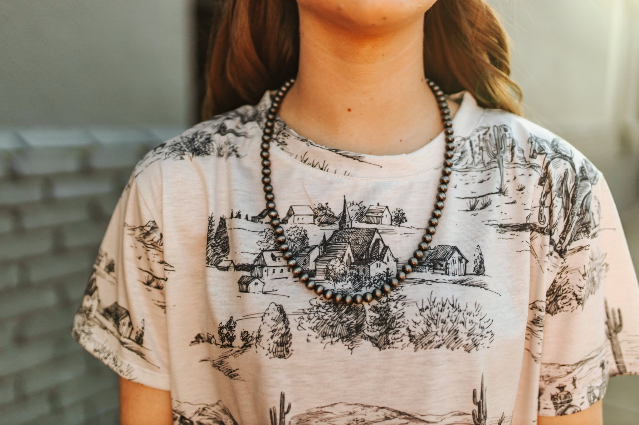 Silver Pearl Necklace