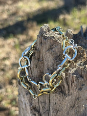 Silver Snaffle Bit Magnetic Bracelet