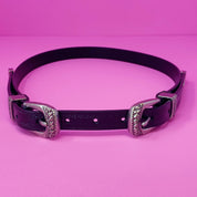 Slim Double Buckle Belt