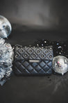 Small Studded Quilted Leather Handbag