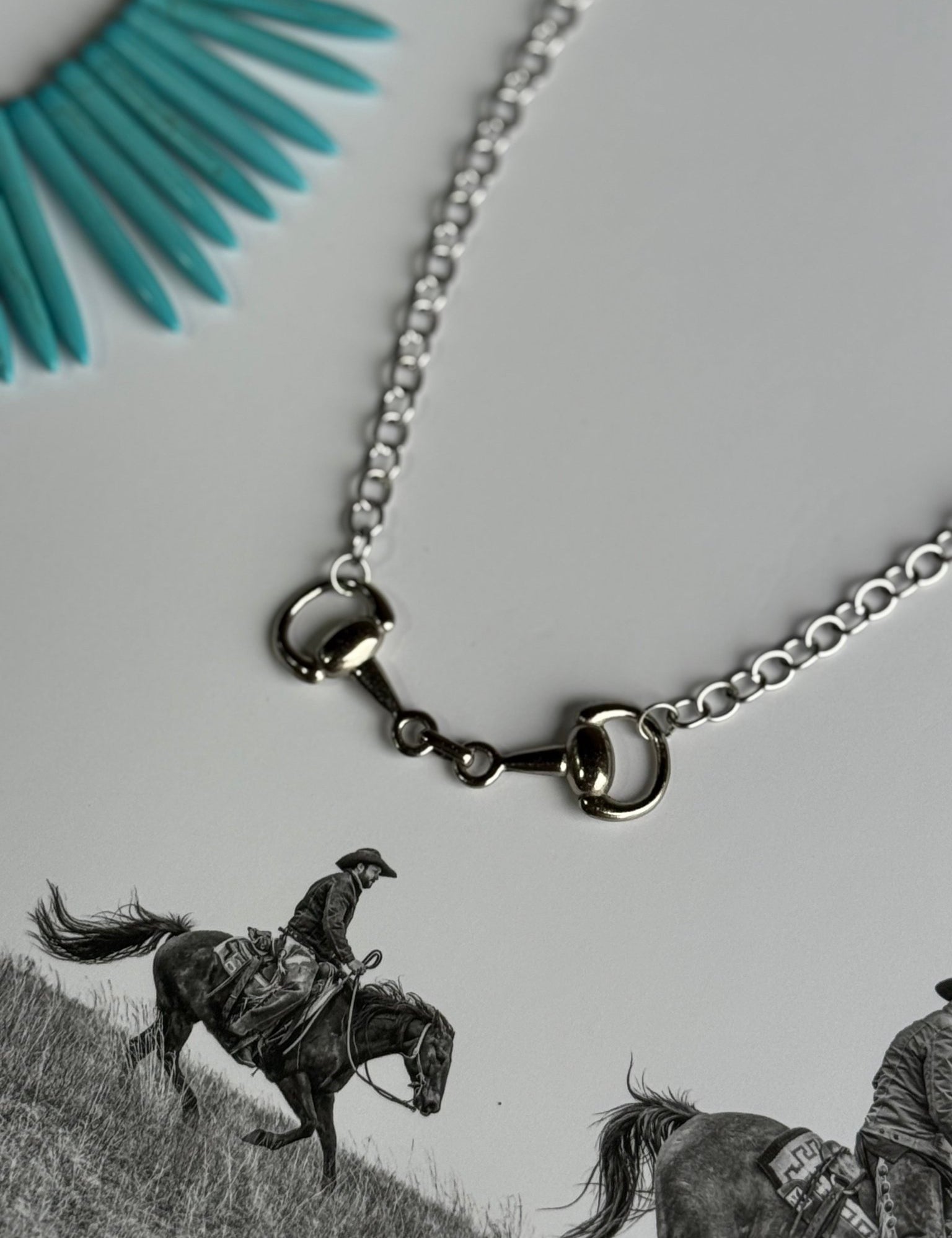 Snaffle Bit Chain Necklace