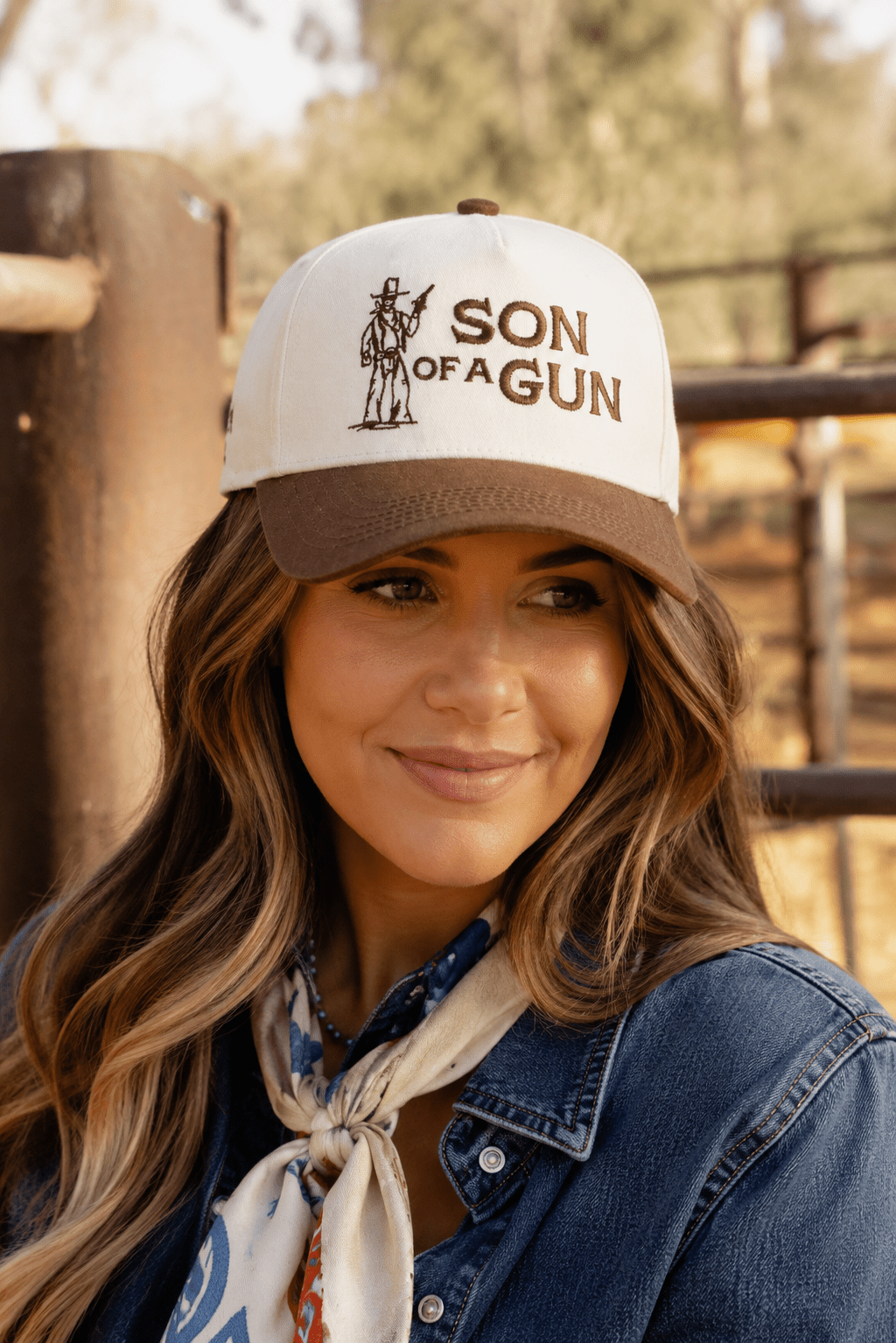 Son Of A Gun Embroidered Trucker Hat