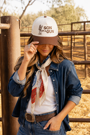 Son Of A Gun Embroidered Trucker Hat