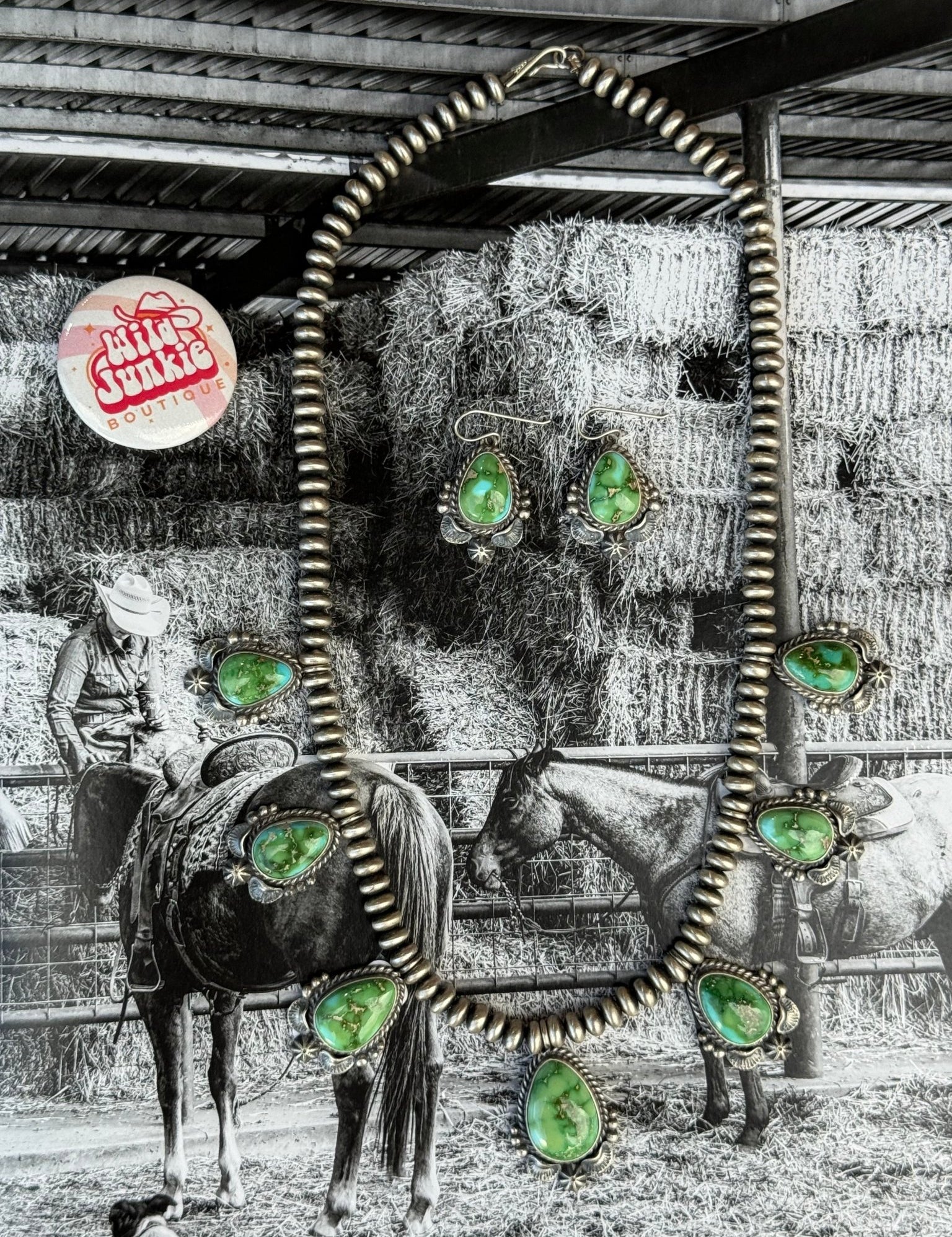 Sonoran Oasis Turquoise Beaded Jewelry Set