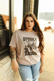 Spooky Rodeo Graphic TeePink GravelS