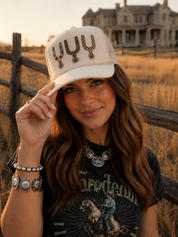 Western Spur Trio Trucker HatTan