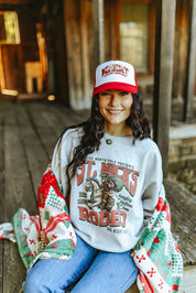 St Nick's Rodeo Graphic SweatshirtOatmealS