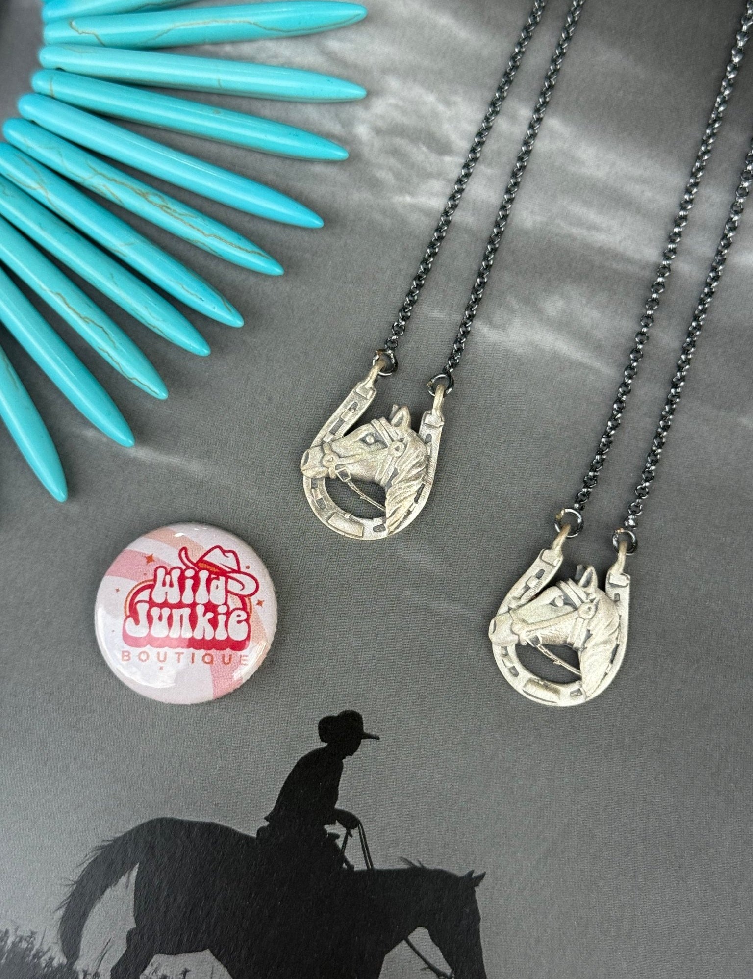 Stallion Sterling Silver Necklace