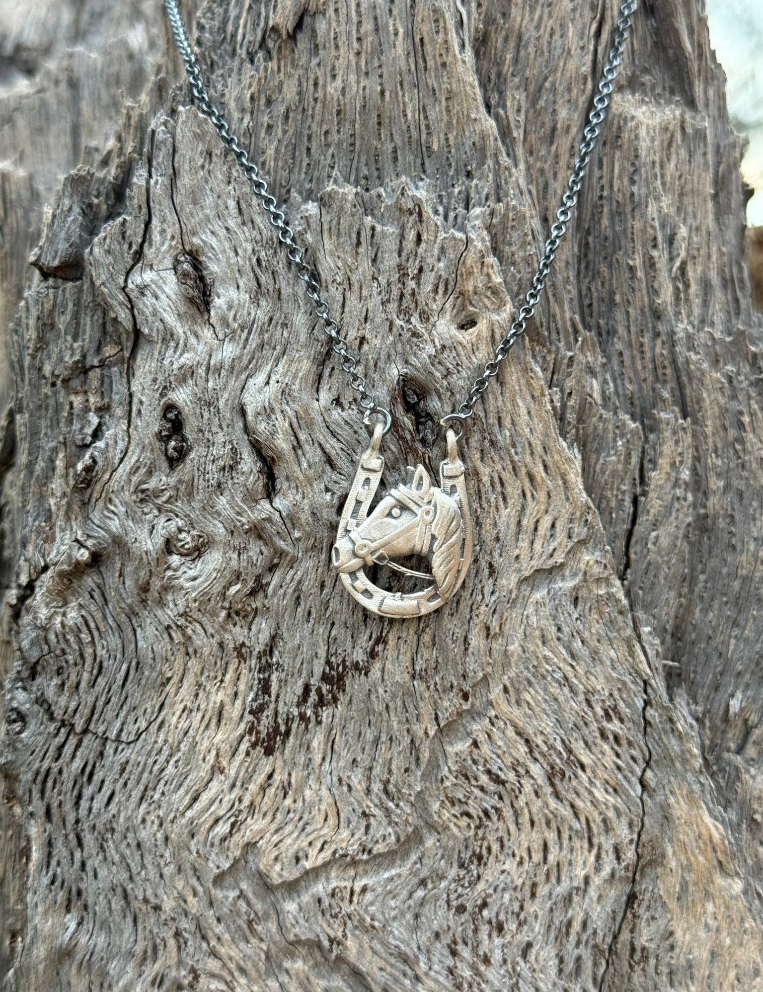 Stallion Sterling Silver Necklace
