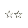 Star Cut Out Post Earrings