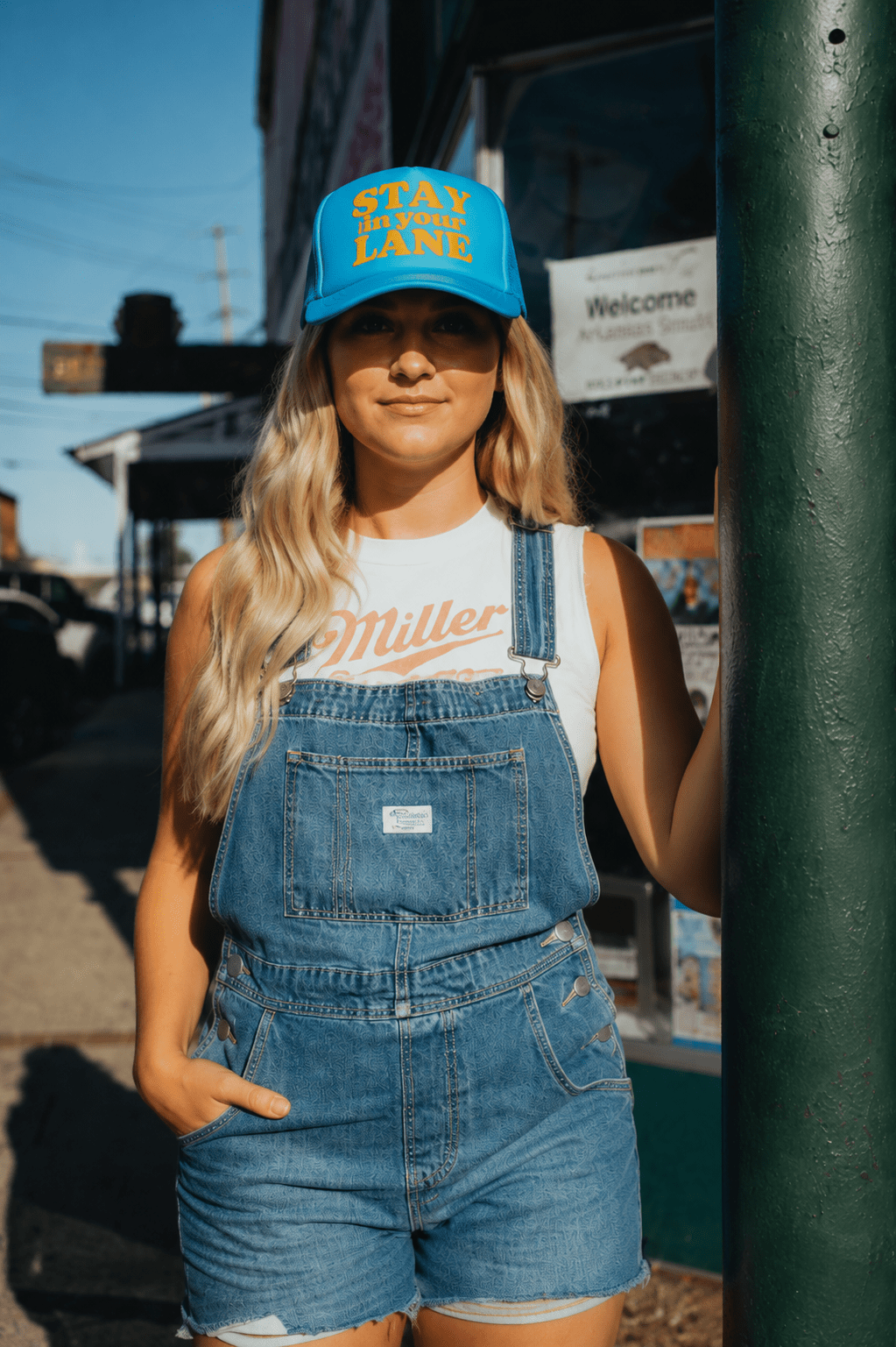 Stay In Your Lane Trucker Hat
