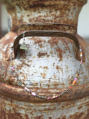 Sterling Silver Desert Sunrise Beaded Necklace
