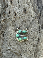 Sterling Sky Studded Buckle Chain Necklace