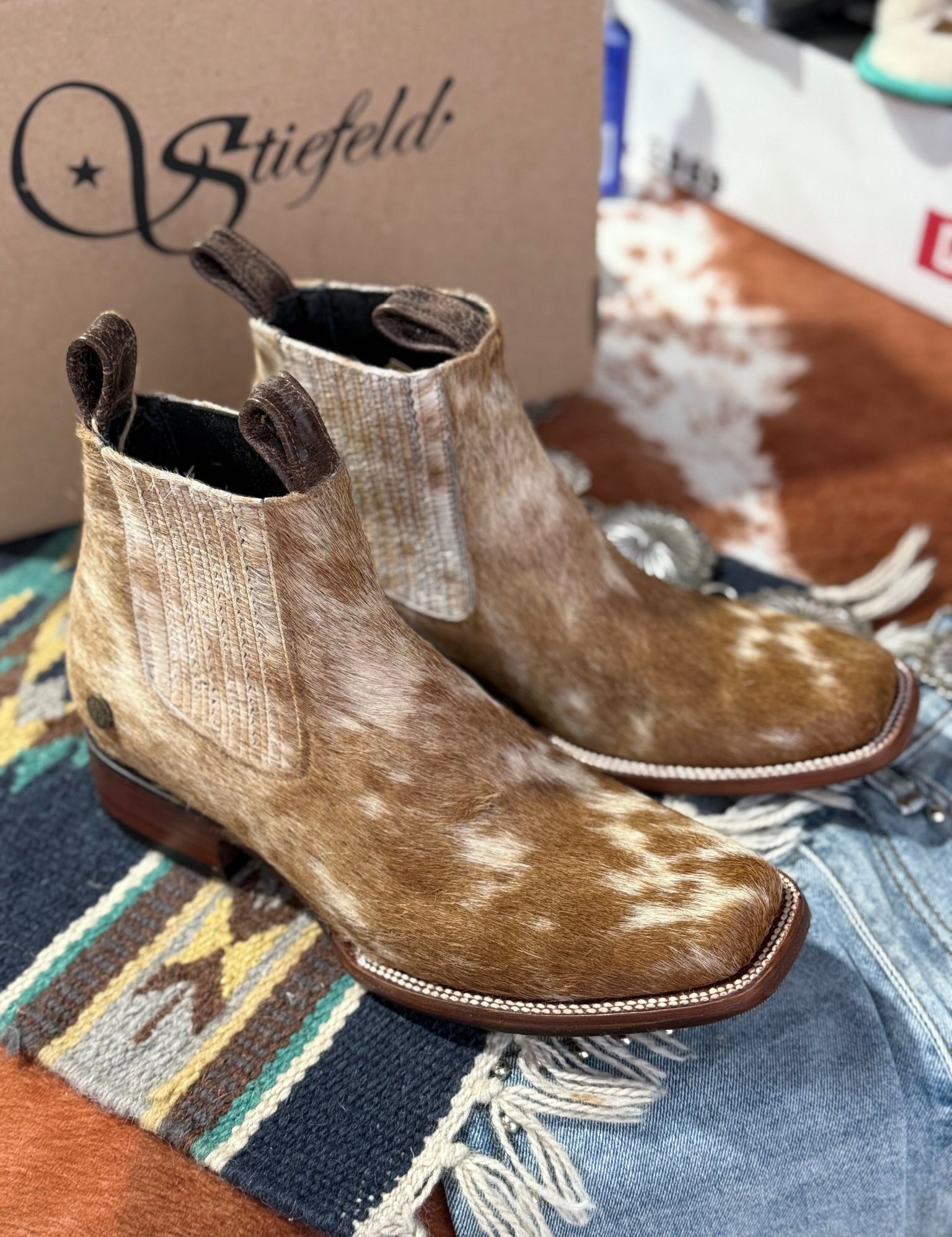 Stiefeld Hair - On Hide Boots - Size 10.5Brown10.5