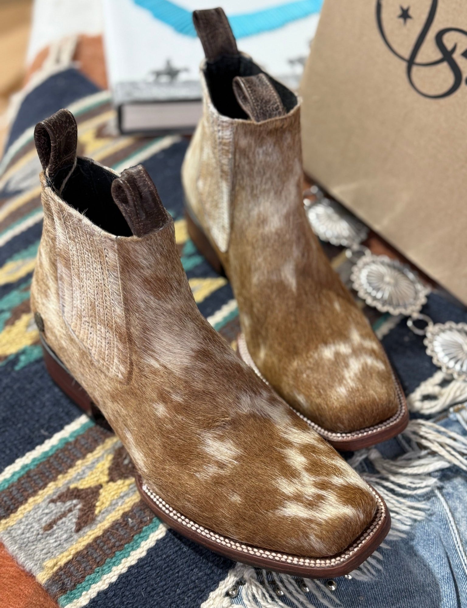 Stiefeld Hair - On Hide Boots - Size 10.5Brown10.5