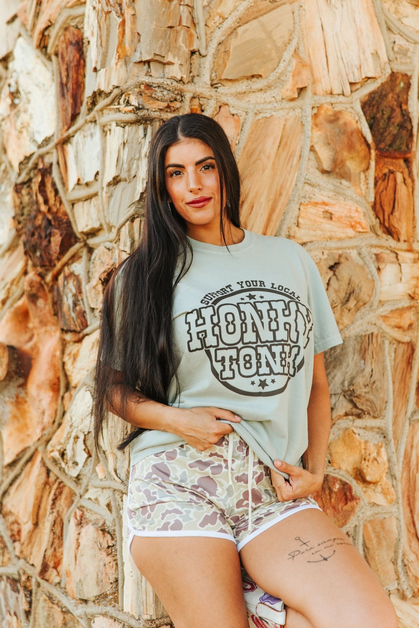 Support Local Honky Tonk Graphic TeeBayS