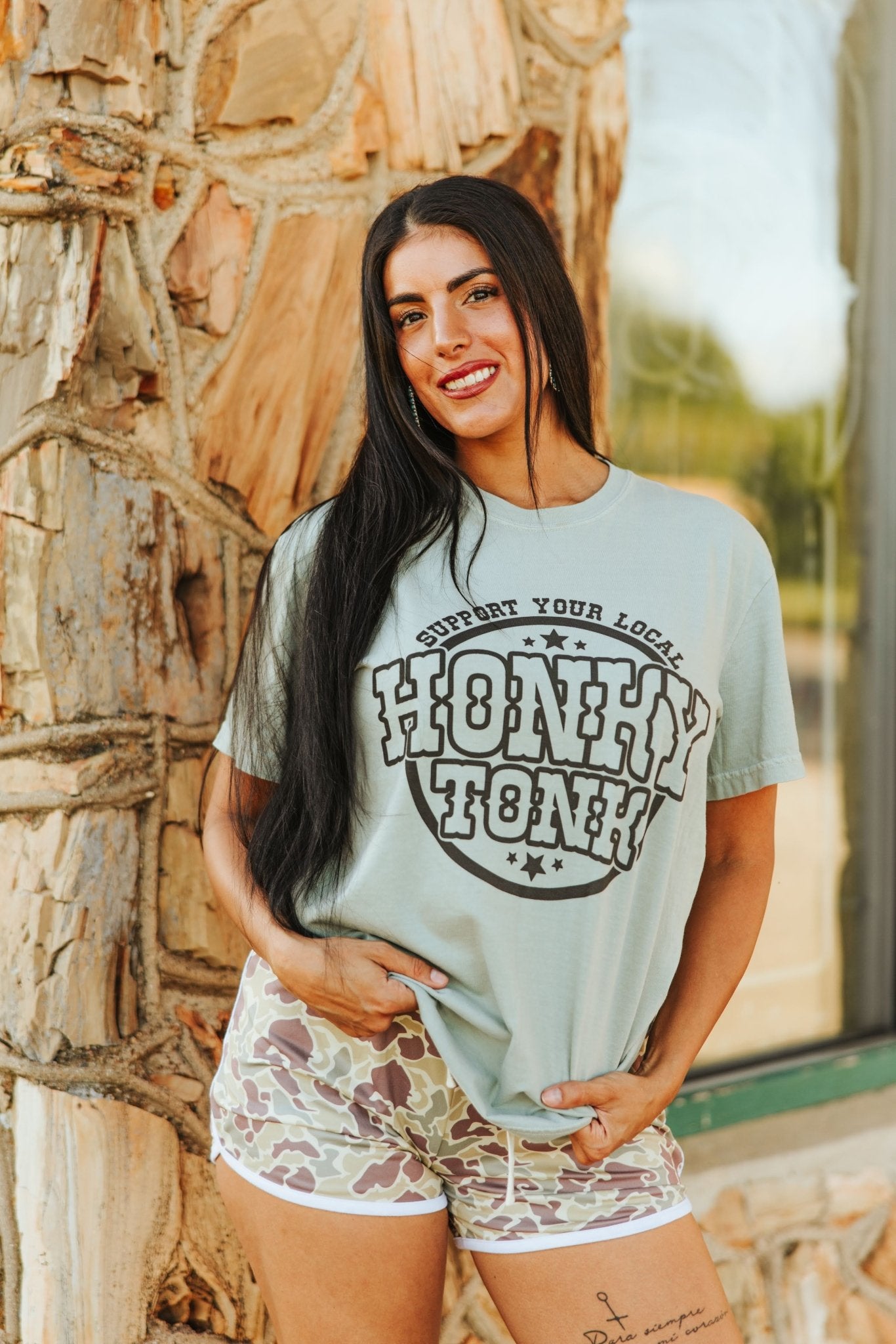 Support Local Honky Tonk Graphic TeeBayS