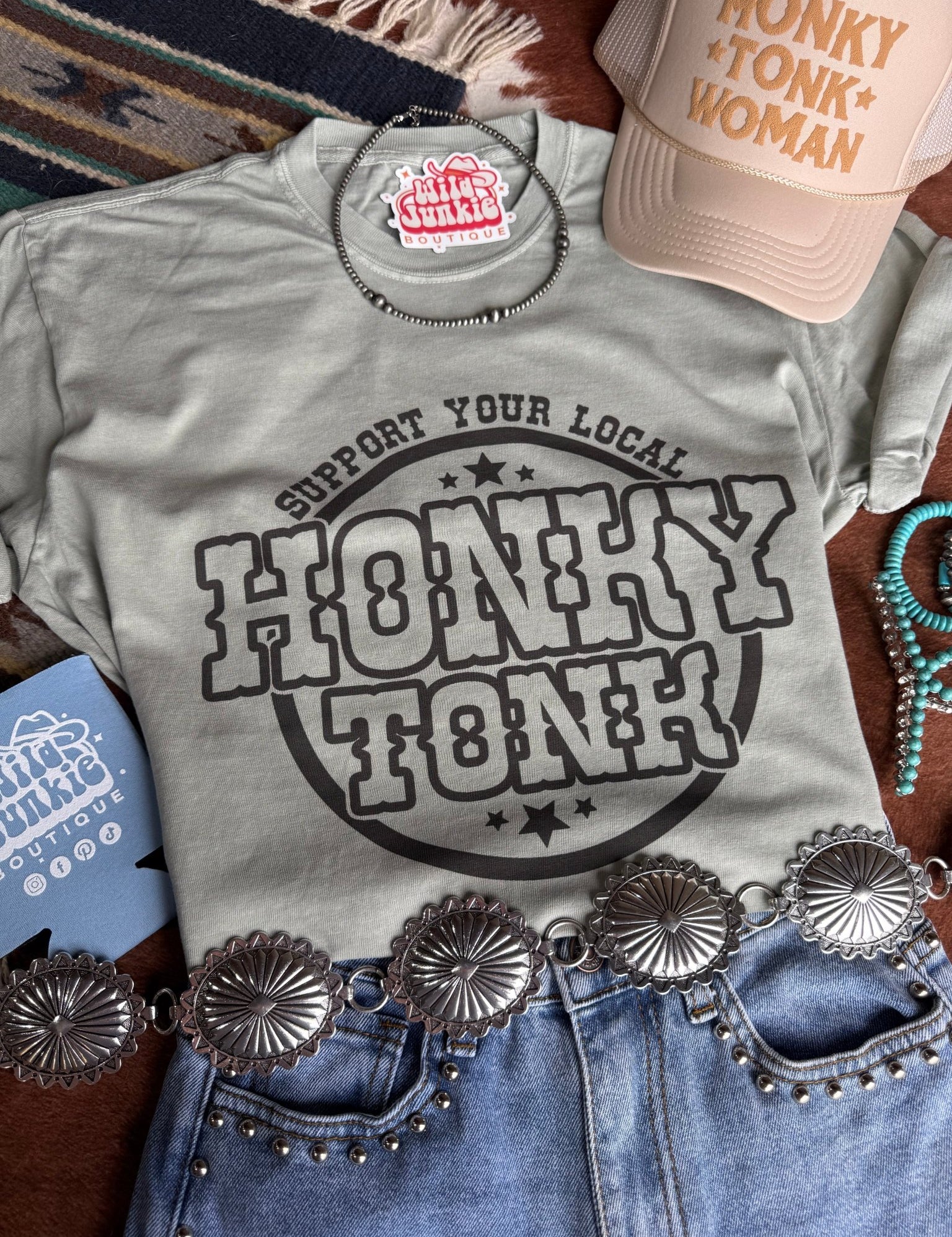 Support Local Honky Tonk Graphic TeeAdd tee color hereS