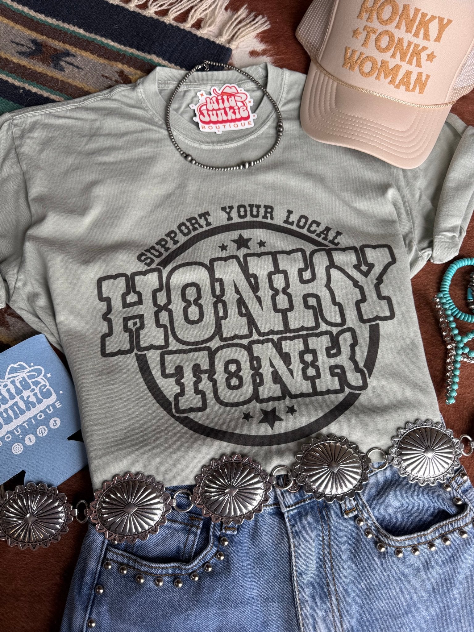 Support Local Honky Tonk Graphic TeeAdd tee color hereS