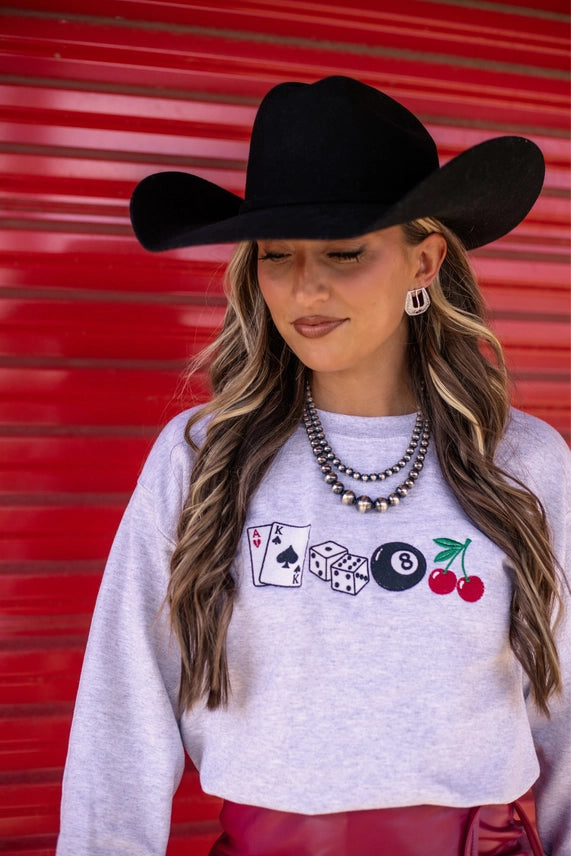Lucky Streak Embroidered Sweatshirt