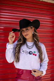 Lucky Streak Embroidered Sweatshirt