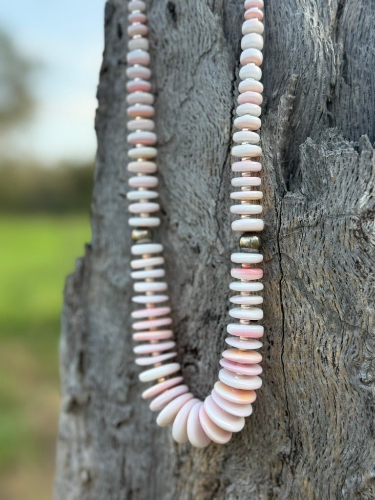Sweetwater Pink Conch Beaded Necklace