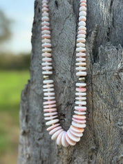 Sweetwater Pink Conch Beaded Necklace