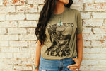 Take Me To Texas Graphic TeeOlive GreenS