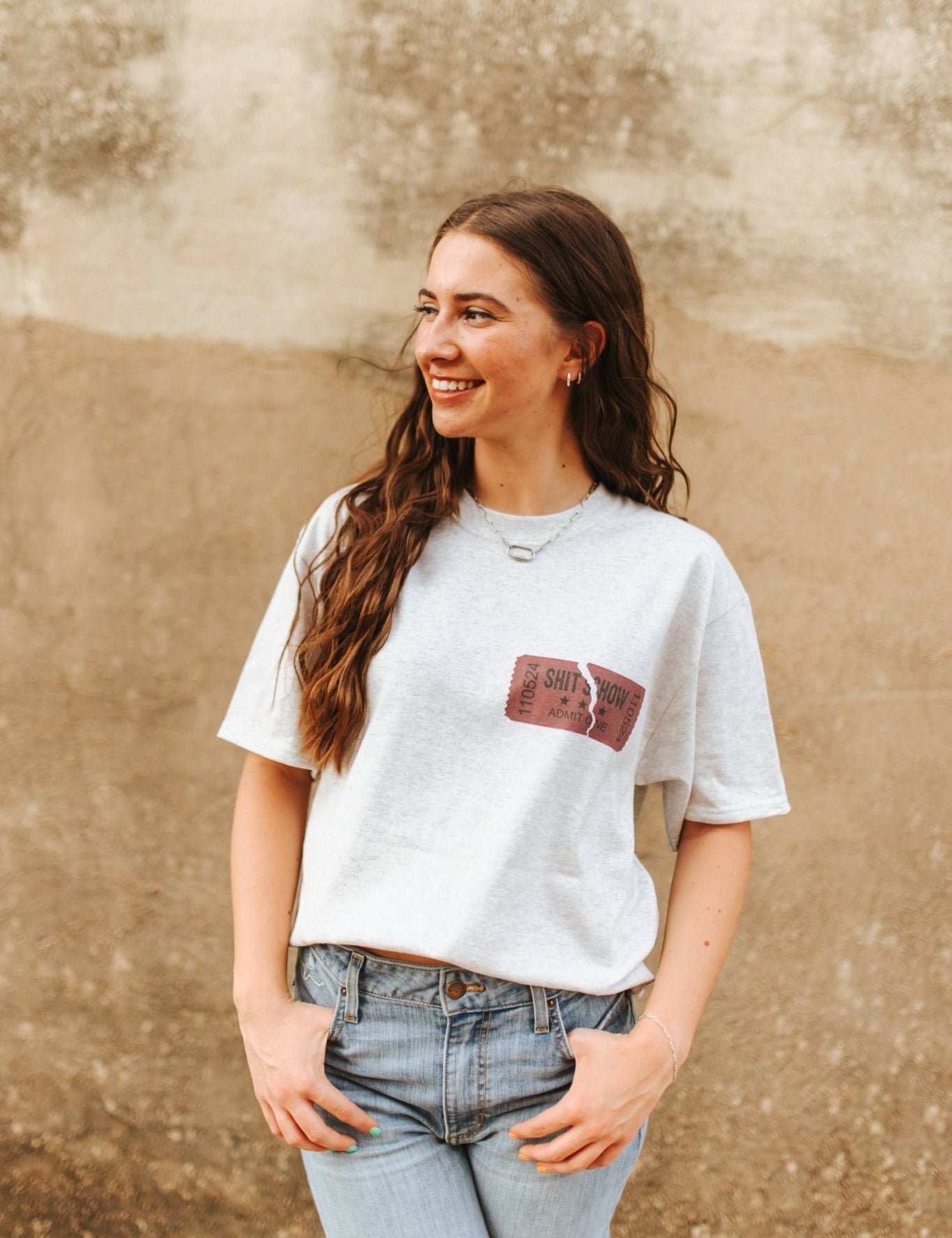 Take The High Road Graphic TeeOatmealS