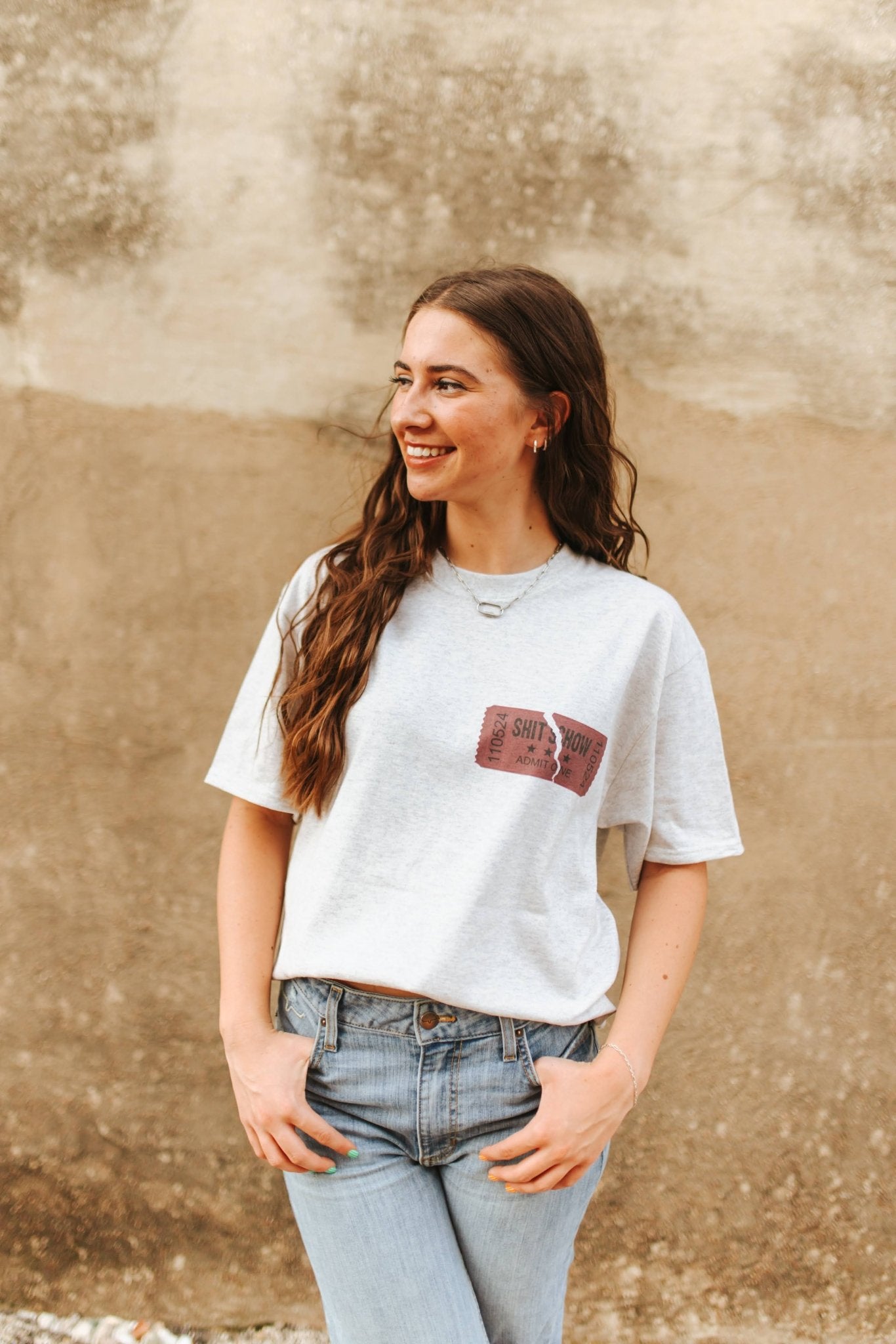 Take The High Road Graphic TeeOatmealS