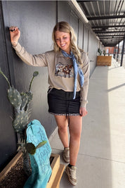 Western Lomita Longhorn Pullover