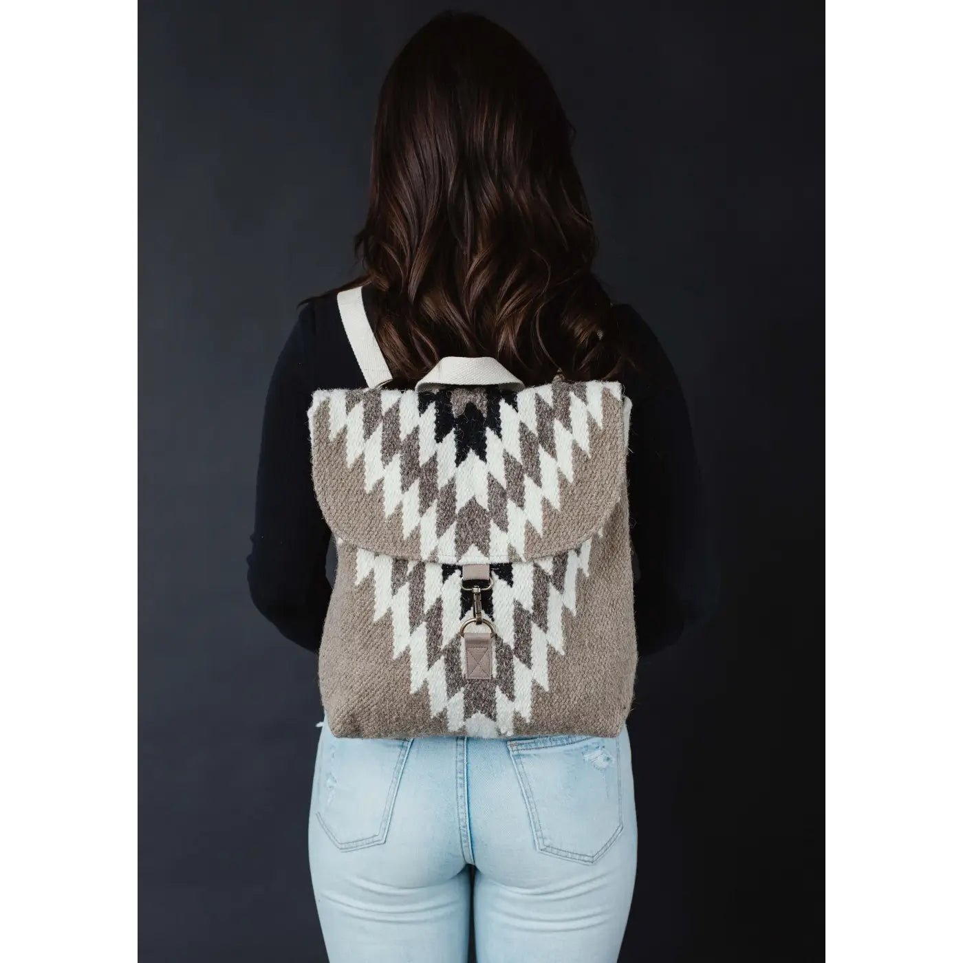 Taupe Aztec Backpack