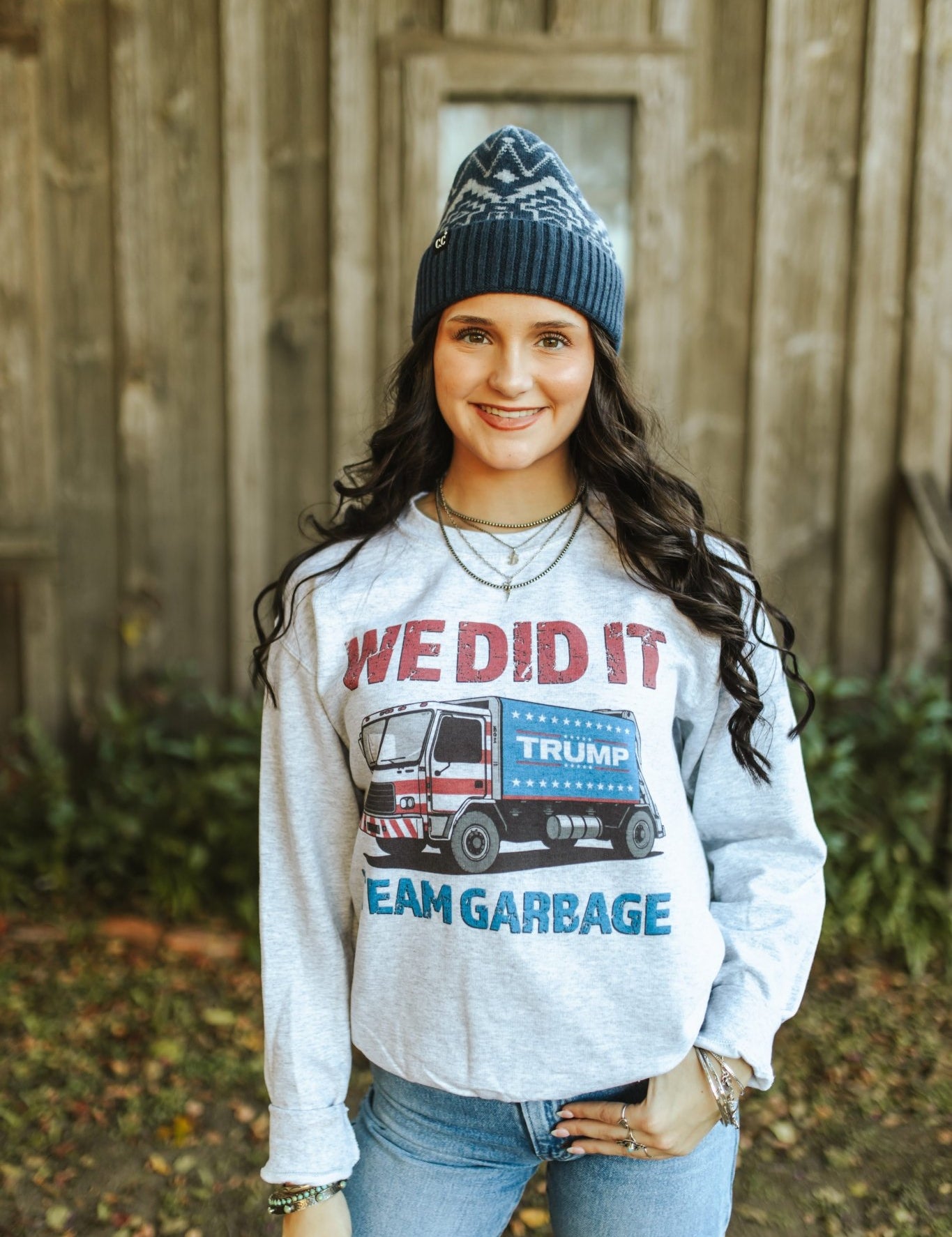 Team Garbage Trump Graphic SweatshirtAshS