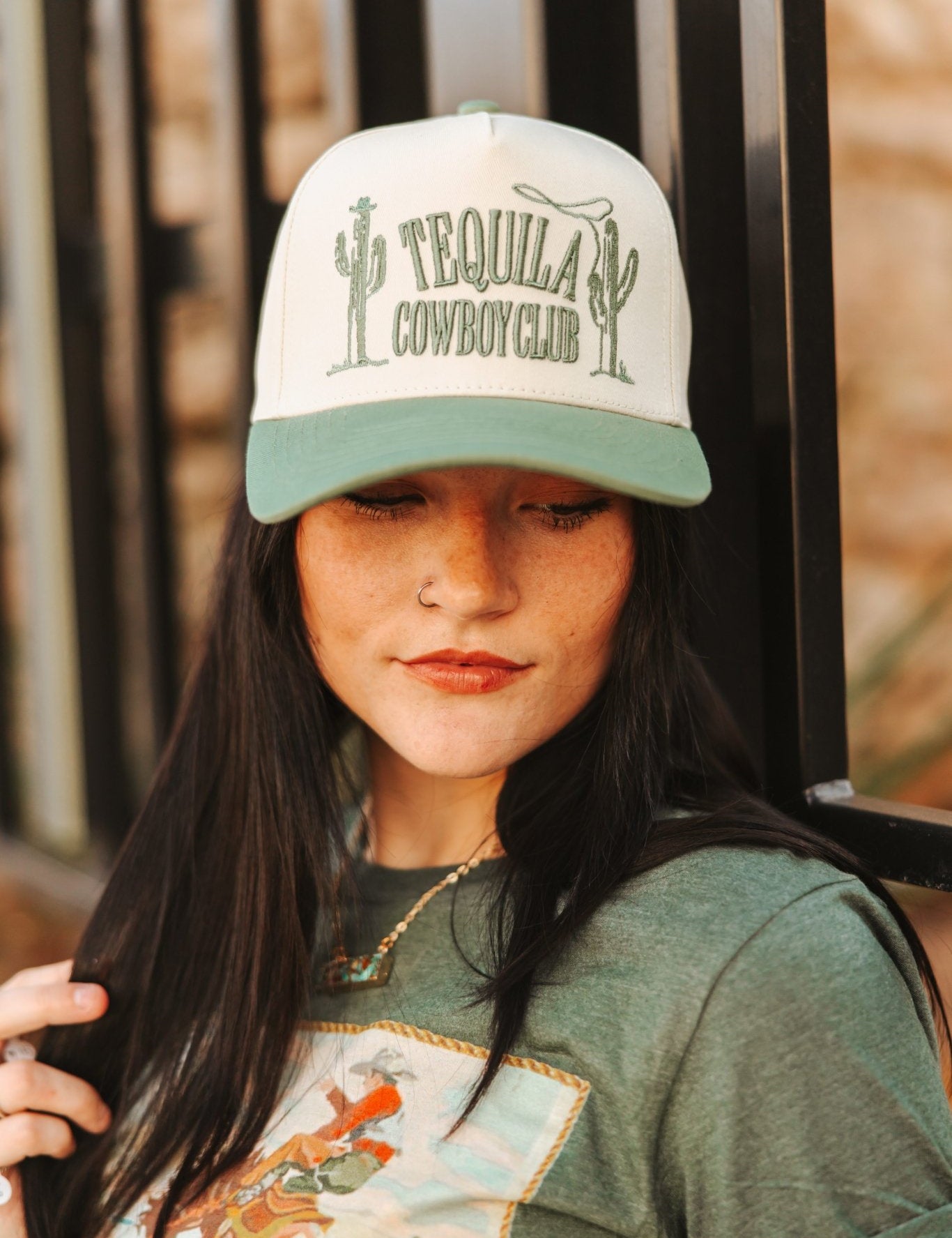 Tequila Cowboy Embroidered Trucker Hat