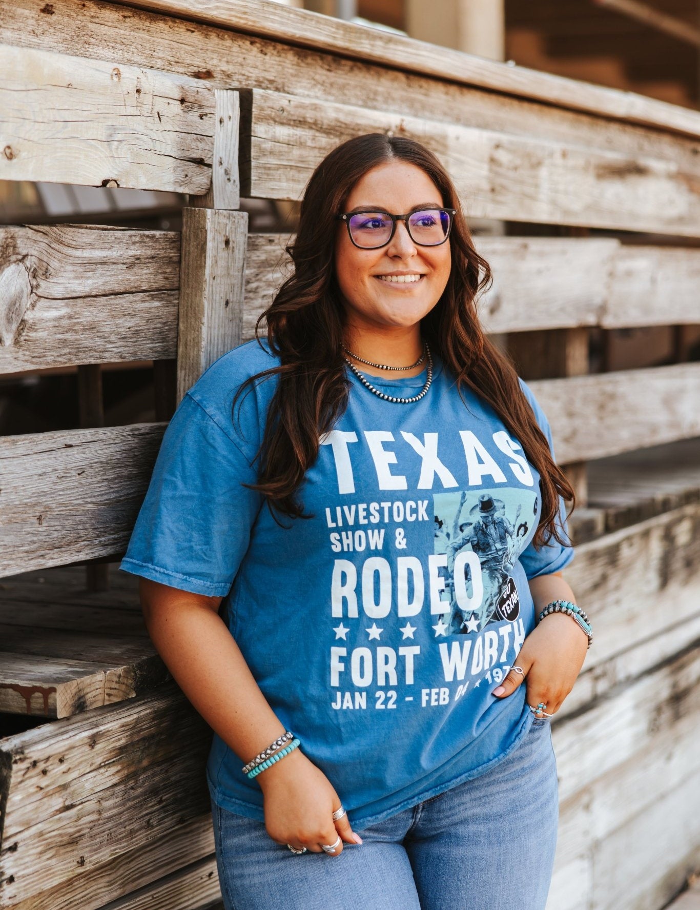 Texas Livestock Show Oversized Graphic TeeS