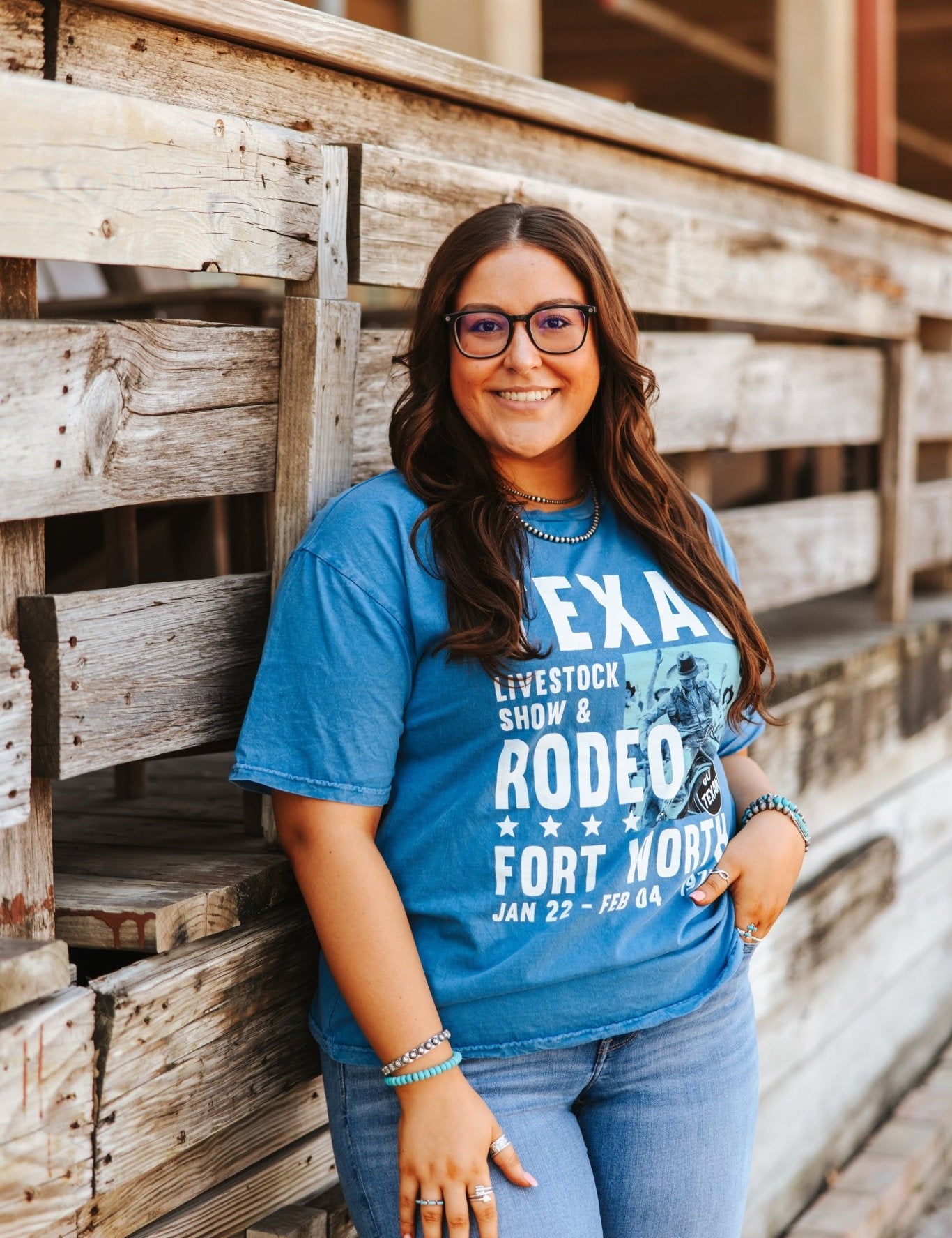 Texas Livestock Show Oversized Graphic TeeS