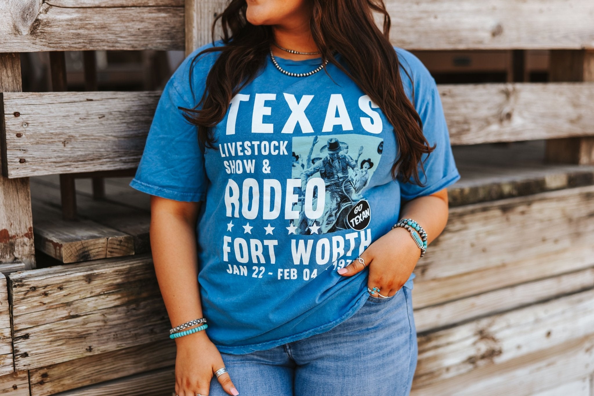 Texas Livestock Show Oversized Graphic TeeS