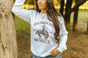 Texas Prison Rodeo Graphic SweatshirtAshS