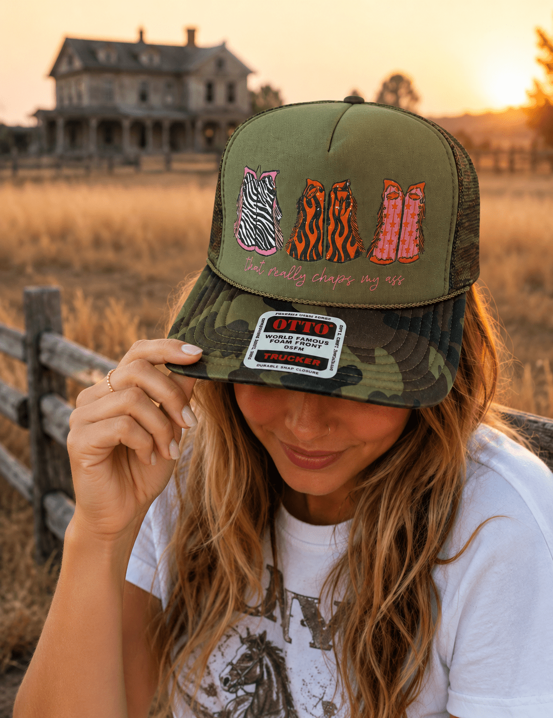 That Really Chaps My Ass Trucker Hat