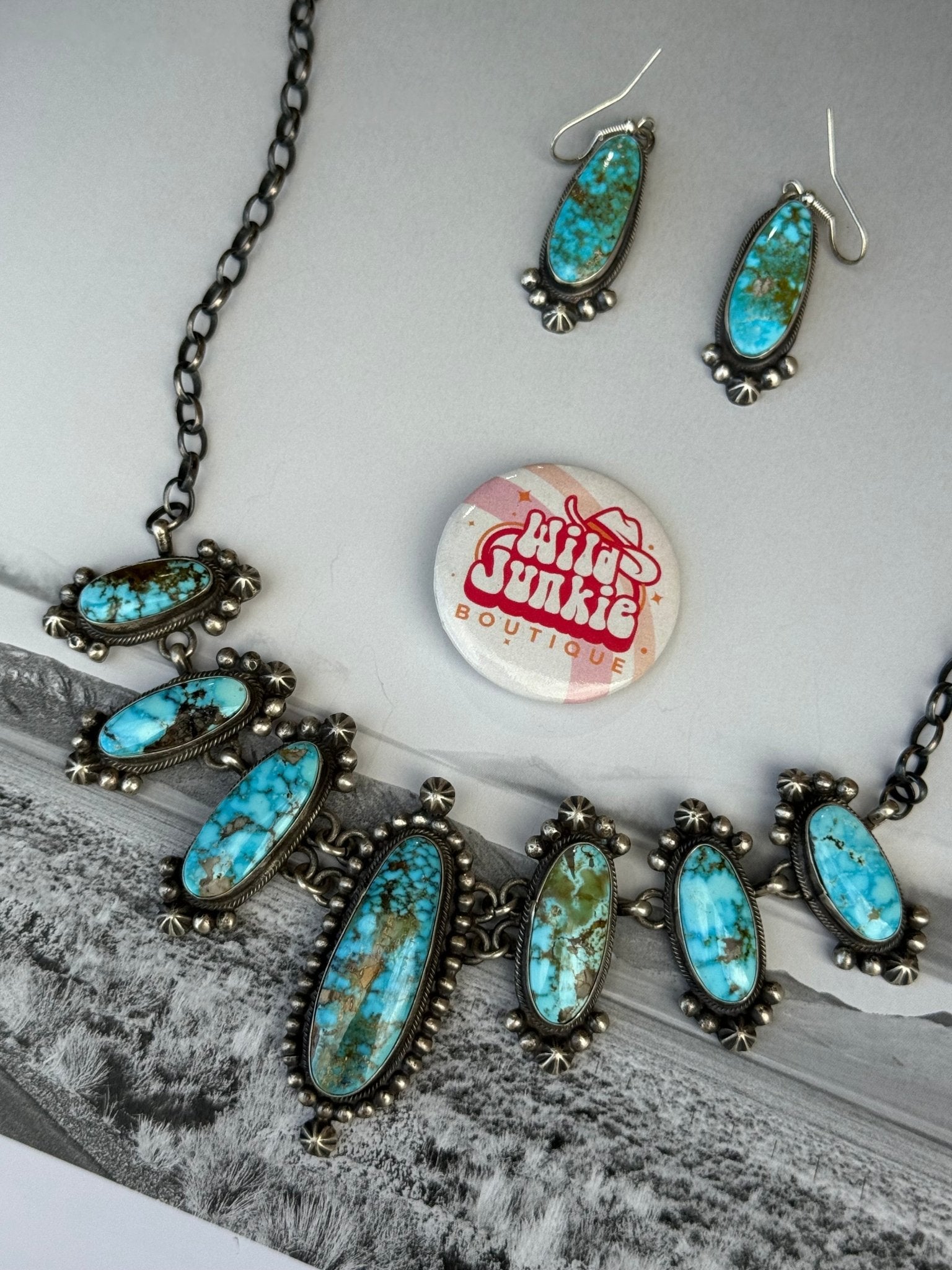 The Bridger Turquoise Jewelry Set