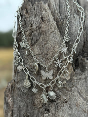 The Delilah Charmer Silver Necklace