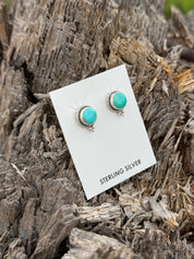 The Donna Authentic Turquoise Earrings