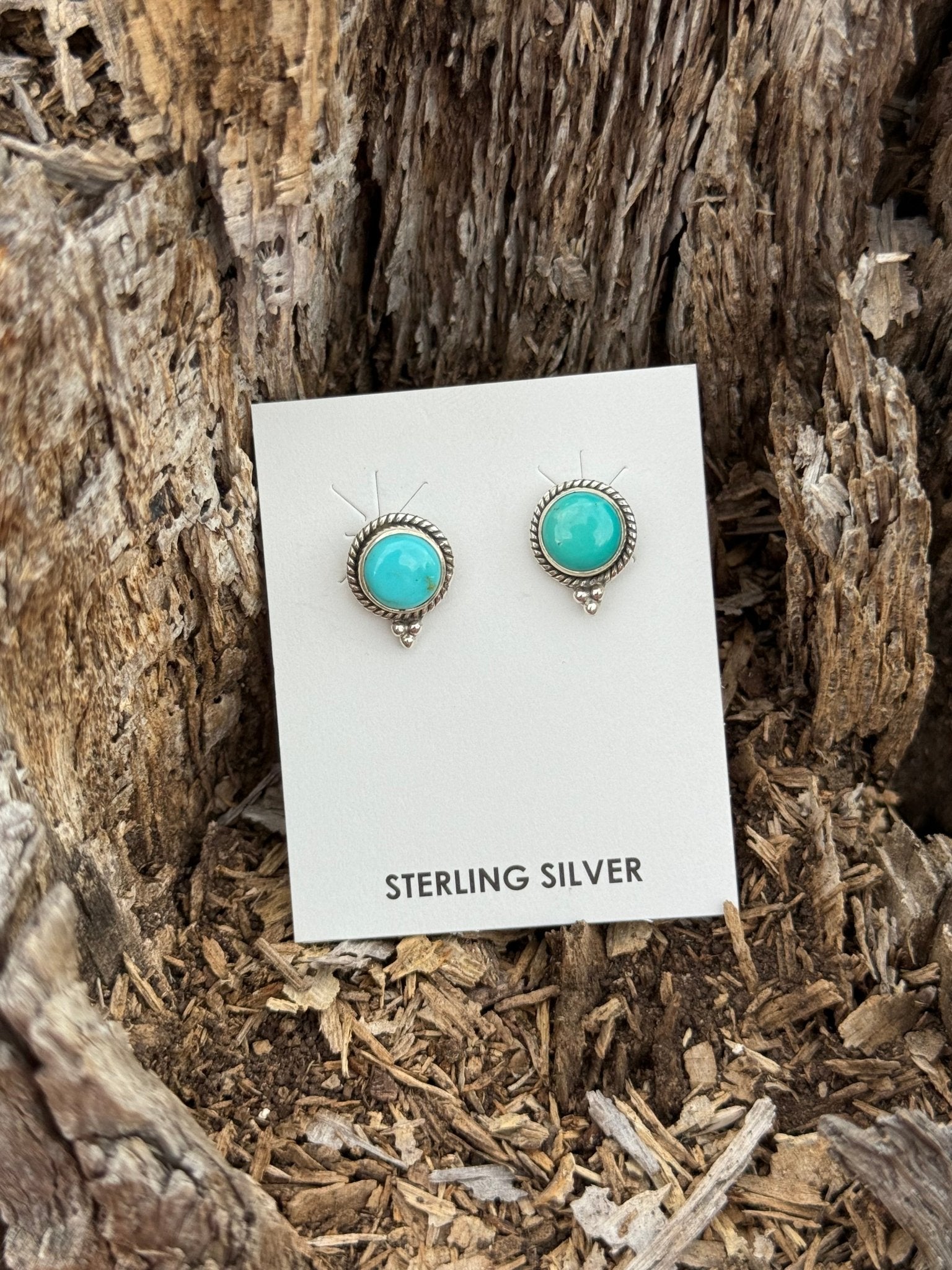 The Donna Authentic Turquoise Earrings