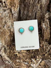 The Donna Authentic Turquoise Earrings
