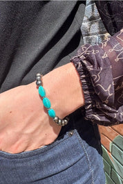 The Elvira Turquoise Beaded Bracelet
