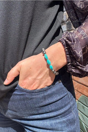 The Elvira Turquoise Beaded Bracelet