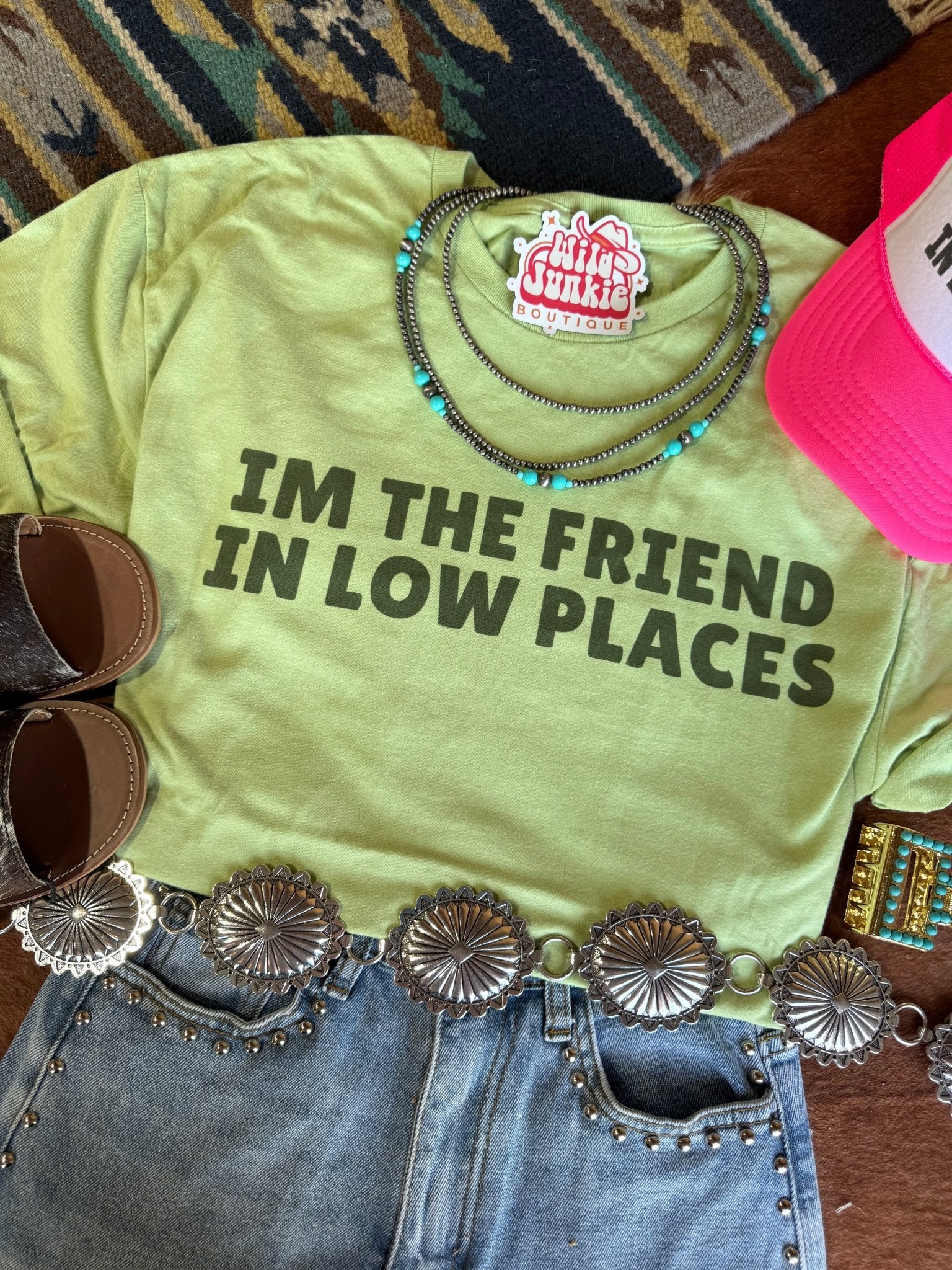 The Friend In Low Places Graphic TeePistachioS