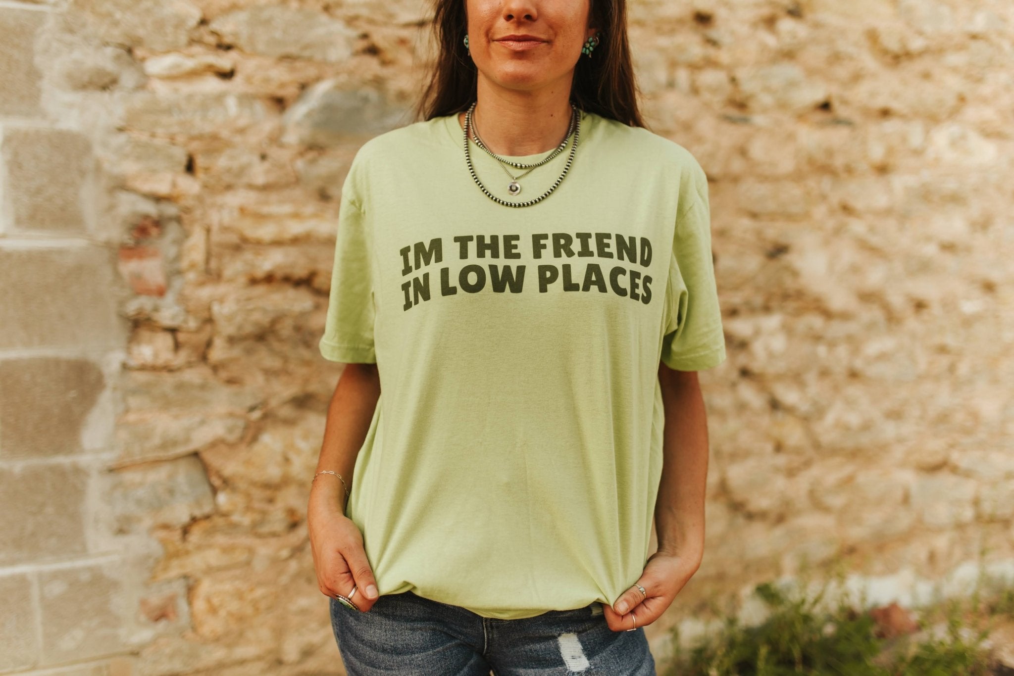 The Friend In Low Places Graphic TeePistachioS
